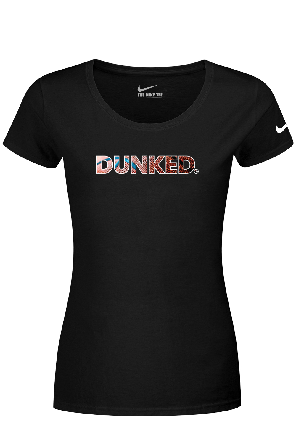 Connecticut - Dunked - Nike Ladies Dri-FIT Cotton/Poly Tee