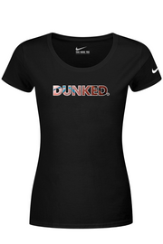 Connecticut - Dunked - Nike Ladies Dri-FIT Cotton/Poly Tee