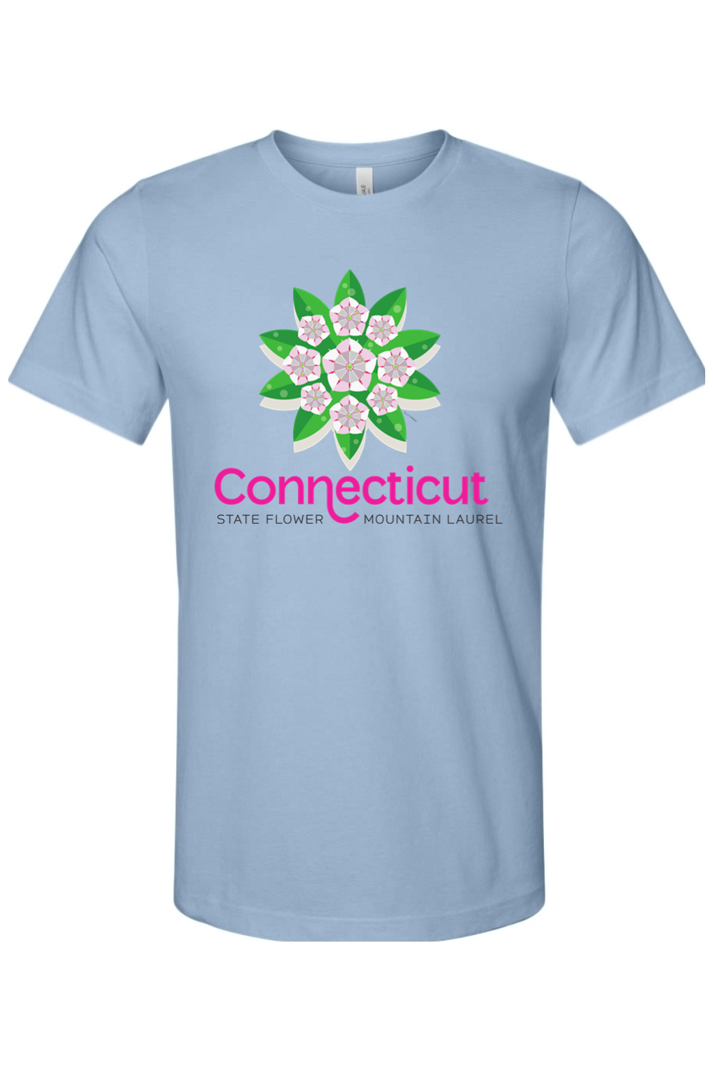 State Flower Mountain Laurel - Bella + Canvas Tee