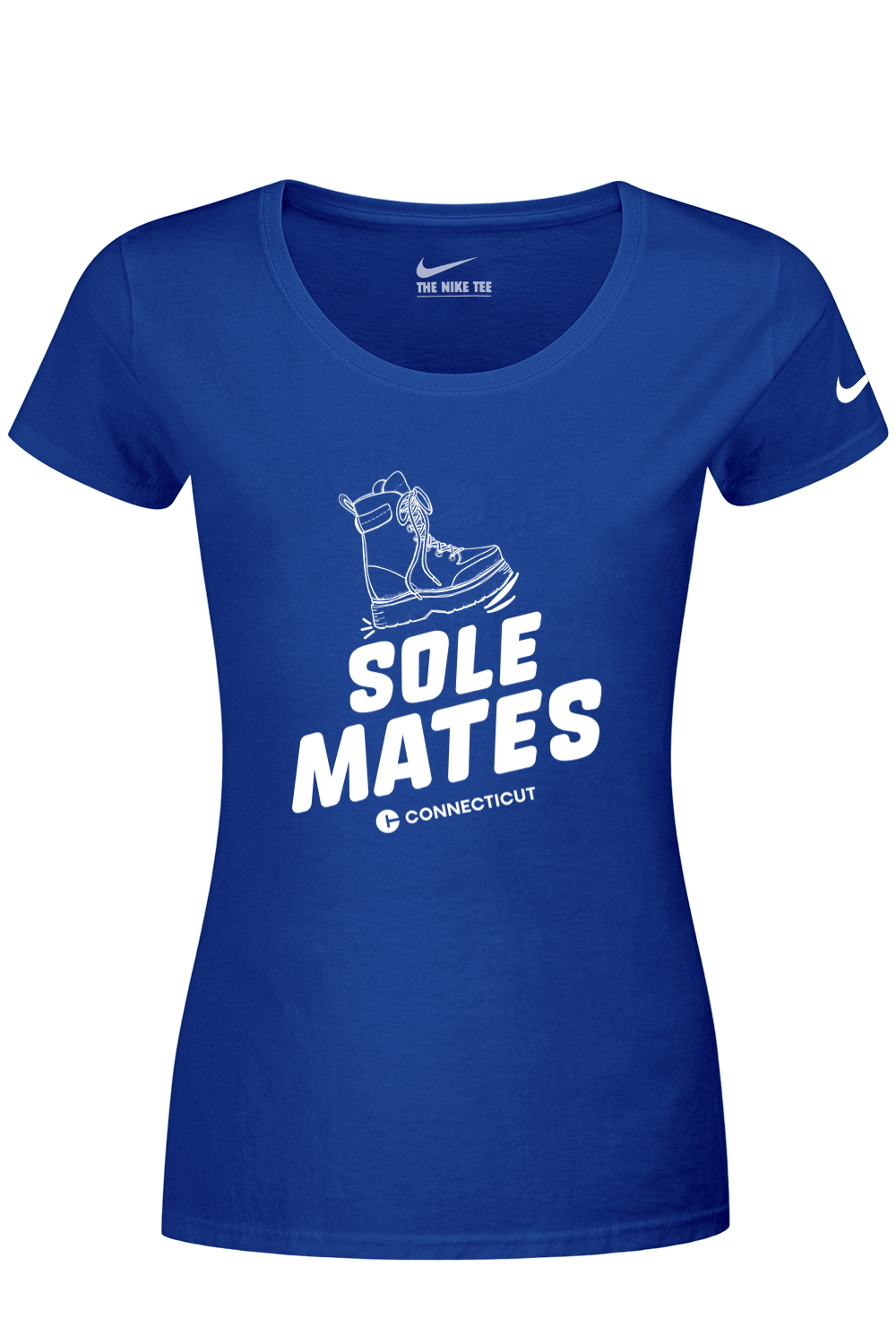 Connecticut - Sole Mates - Nike Ladies Dri-FIT Cotton/Poly Tee