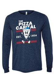 Connecticut - The Pizza Capital - BELLA + CANVAS Unisex Long Sleeve Tee