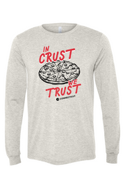 Connecticut - In Crust We Trust - BELLA + CANVAS Unisex Long Sleeve Tee