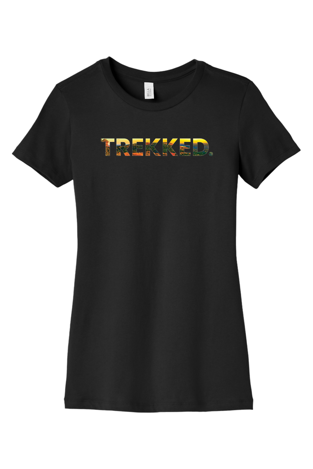 Connecticut - Trekked - BELLA+CANVAS Women’s Slim Fit Tee