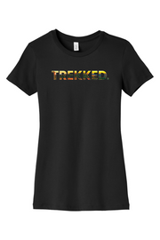 Connecticut - Trekked - BELLA+CANVAS Women’s Slim Fit Tee