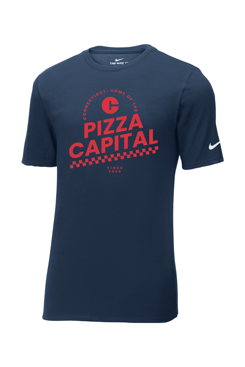 Connecticut - Pizza Capital - Nike Core Cotton Tee