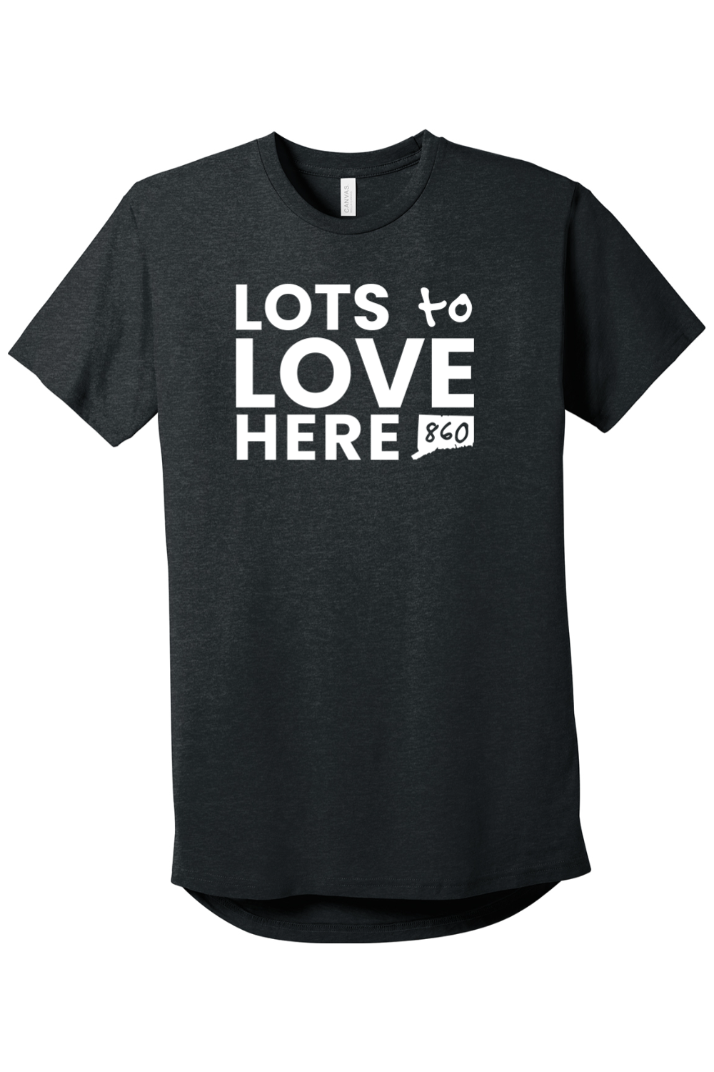 Connecticut - Lots to Love Here - BELLA+CANVAS Men’s Long Body Urban Tee