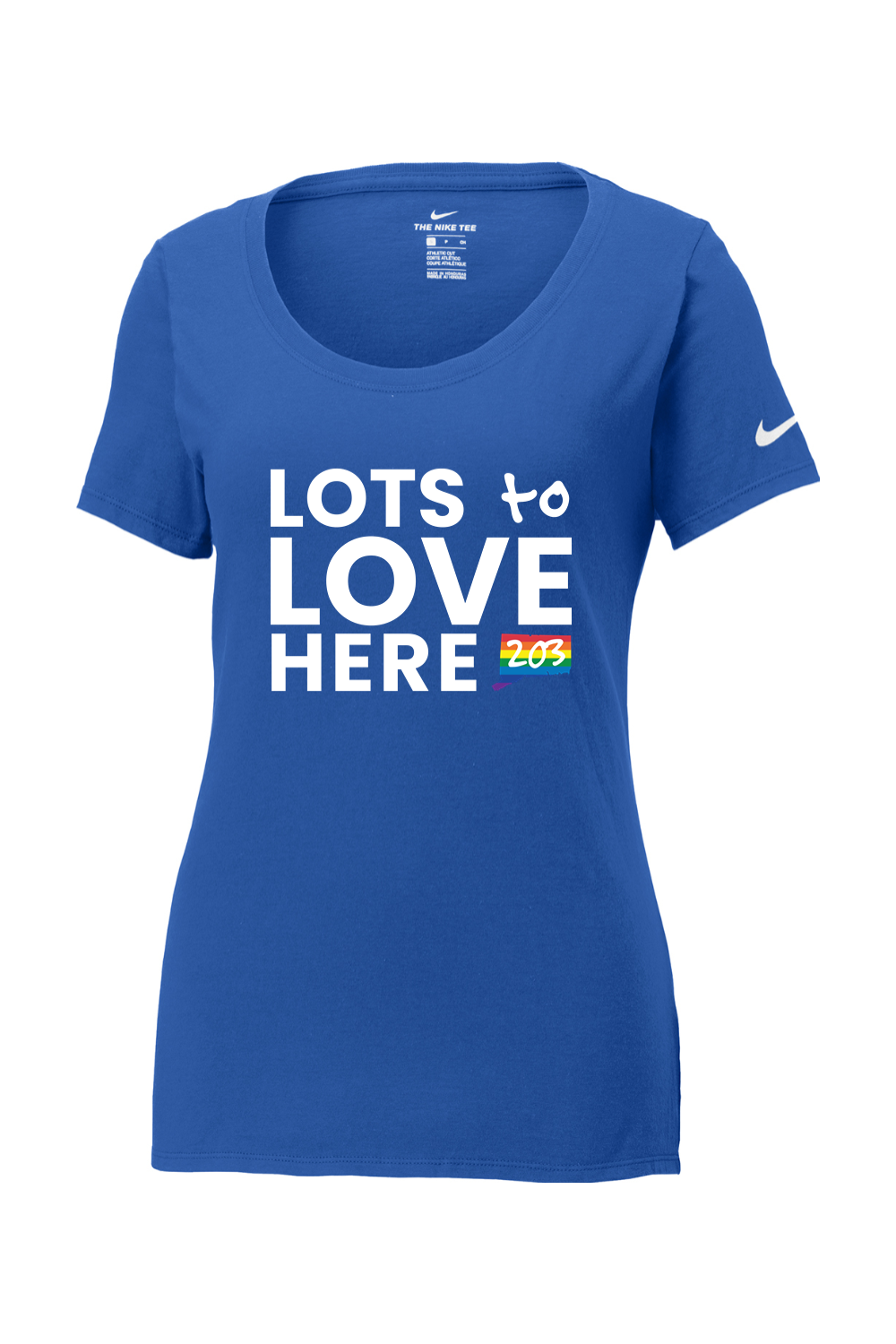 Connecticut - Lots to Love Here - Nike Ladies Core Cotton Tee