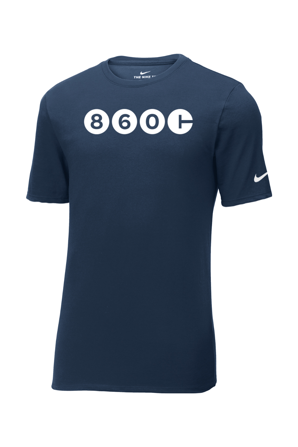 Connecticut - Area Code - Nike Core Cotton Tee