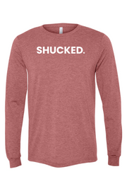 Connecticut - Shucked - BELLA + CANVAS Unisex Long Sleeve Tee