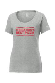 Connecticut - Nation's Best Pizza - Nike Ladies Core Cotton Tee
