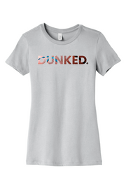 Connecticut - Dunked - BELLA+CANVAS Women’s Slim Fit Tee