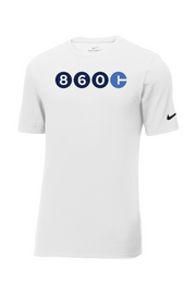 Connecticut - Area Code - Nike Core Cotton Tee