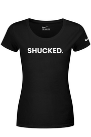 Connecticut - Shucked - Nike Ladies Dri-FIT Cotton/Poly Tee