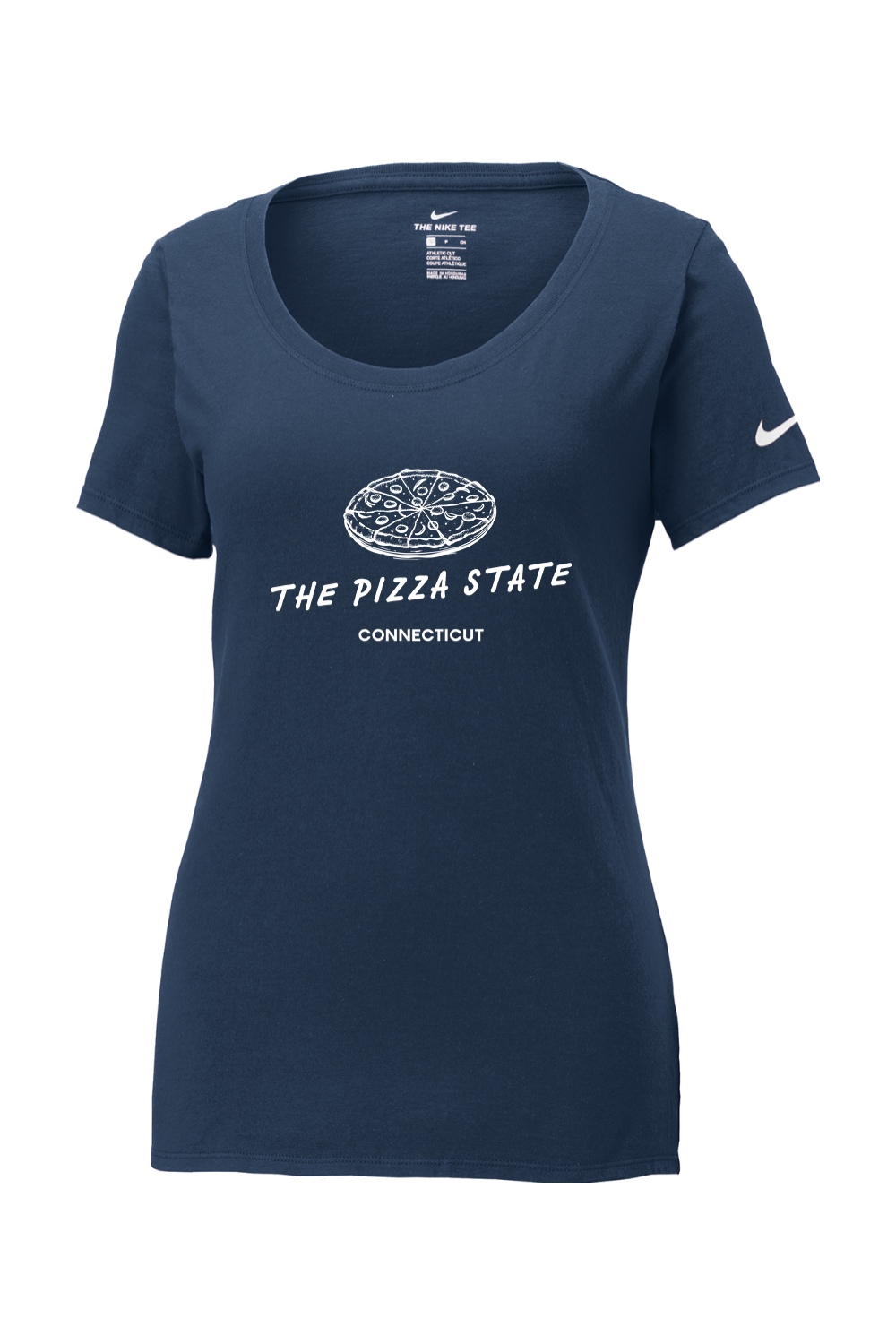 Connecticut - The Pizza State - Nike Ladies Core Cotton Tee