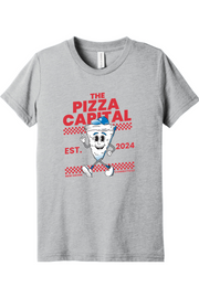 Connecticut - The Pizza Capital - Youth BELLA+CANVAS Short Sleeve Tee