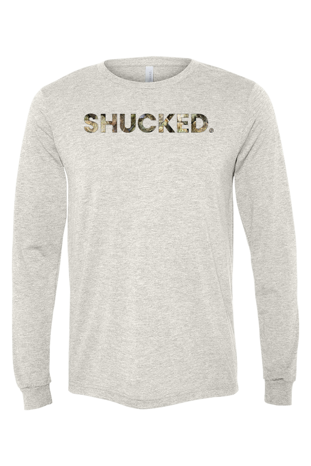 Connecticut - Shucked - BELLA + CANVAS Unisex Long Sleeve Tee