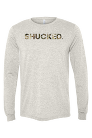 Connecticut - Shucked - BELLA + CANVAS Unisex Long Sleeve Tee