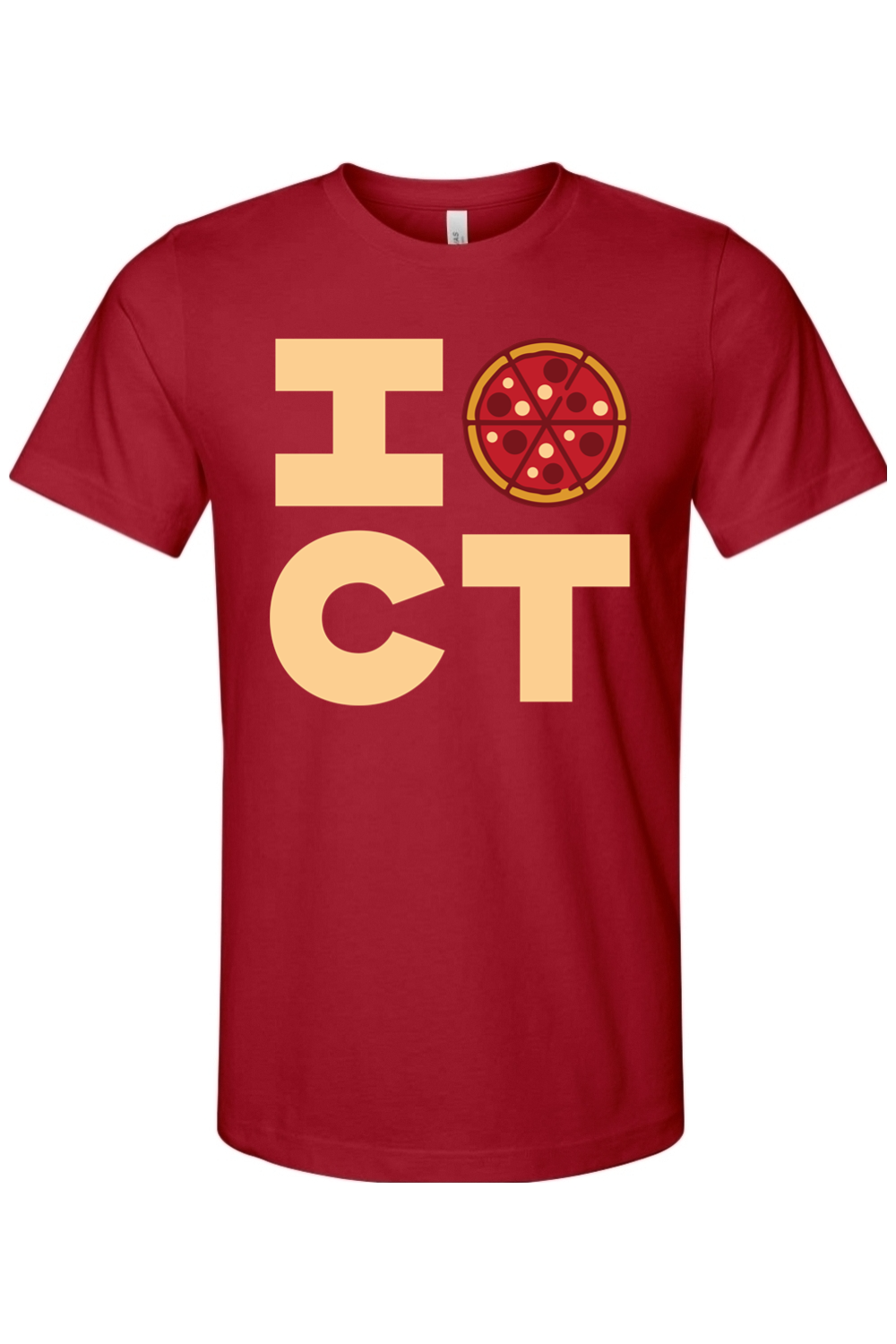 I Pizza CT - Bella + Canvas Tee