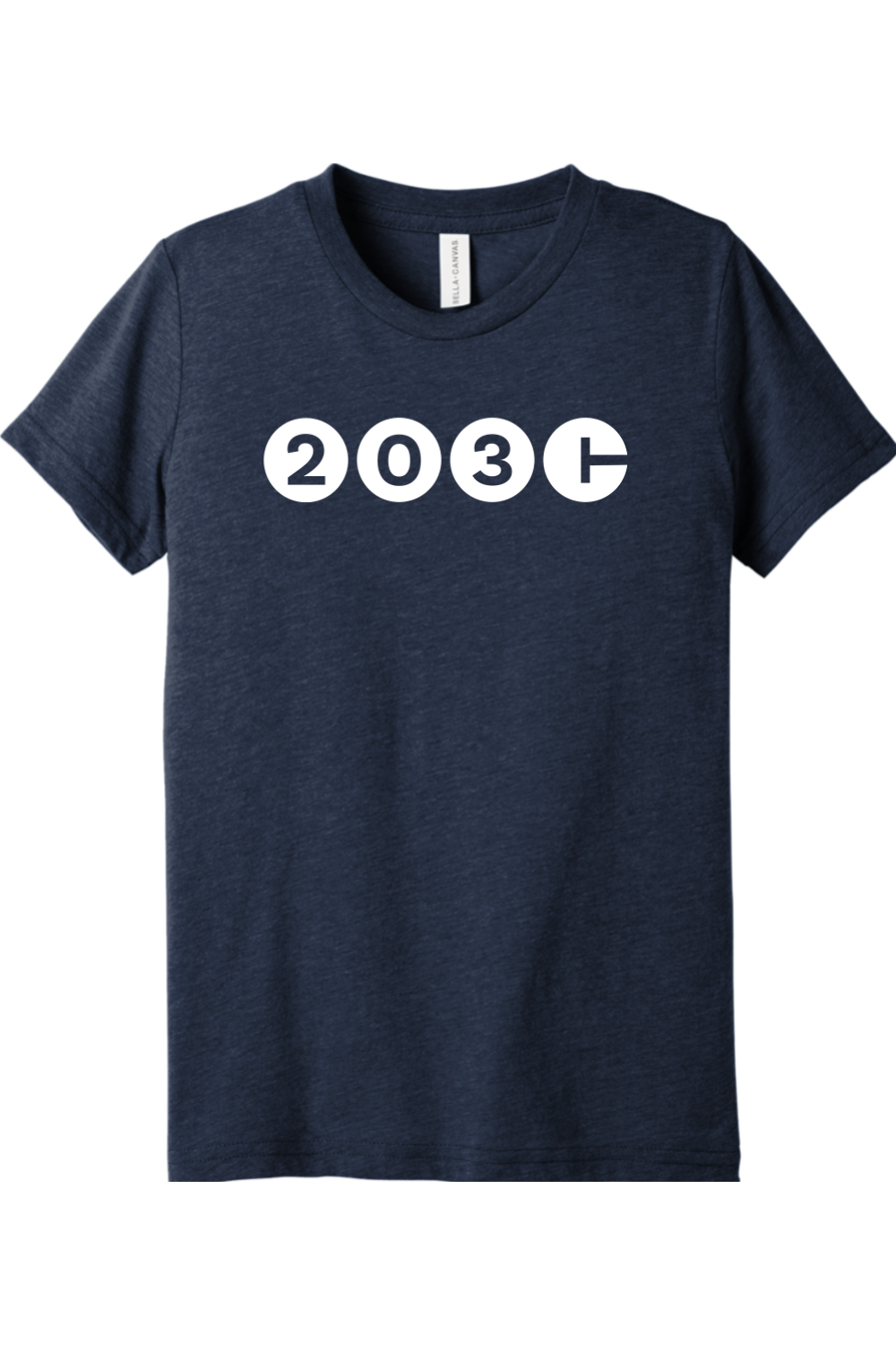 Connecticut - Area Code - Youth BELLA+CANVAS Short Sleeve Tee