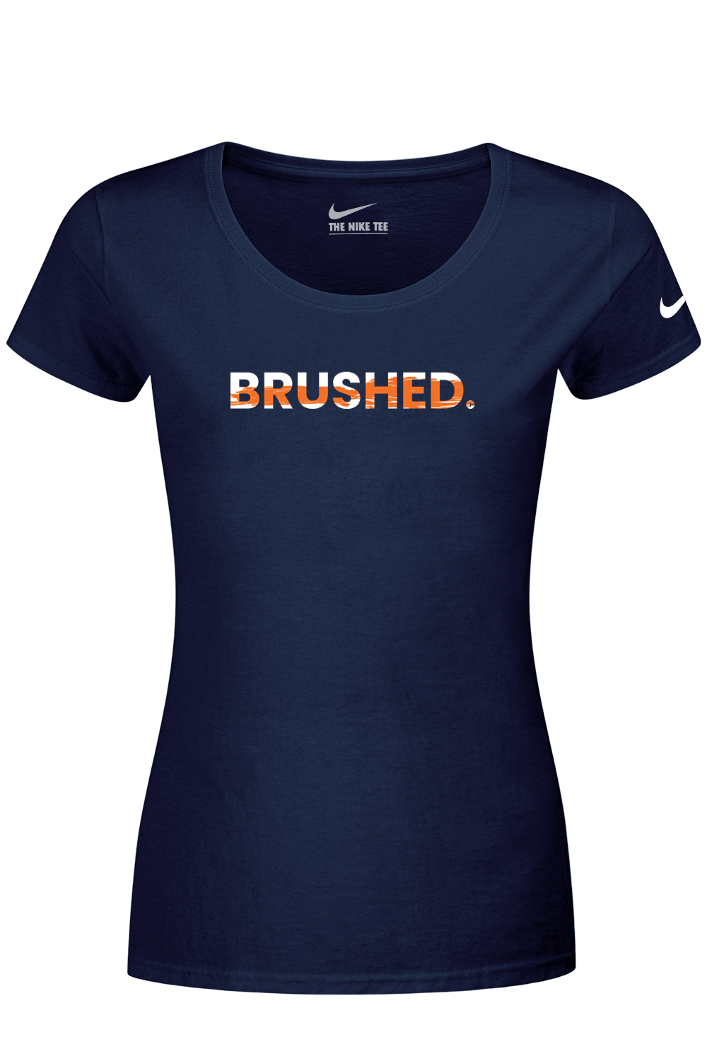 Connecticut - Brushed - Nike Ladies Dri-FIT Cotton/Poly Tee