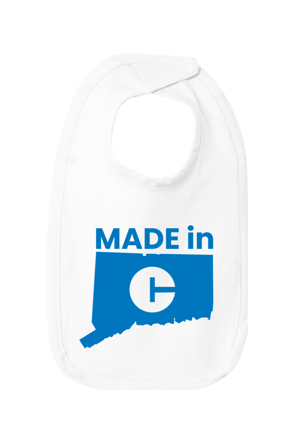 Connecticut - Made -Rabbit Skins Infant Premium Jersey Bib