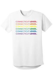Connecticut - Loves - BELLA+CANVAS Men’s Long Body Urban Tee