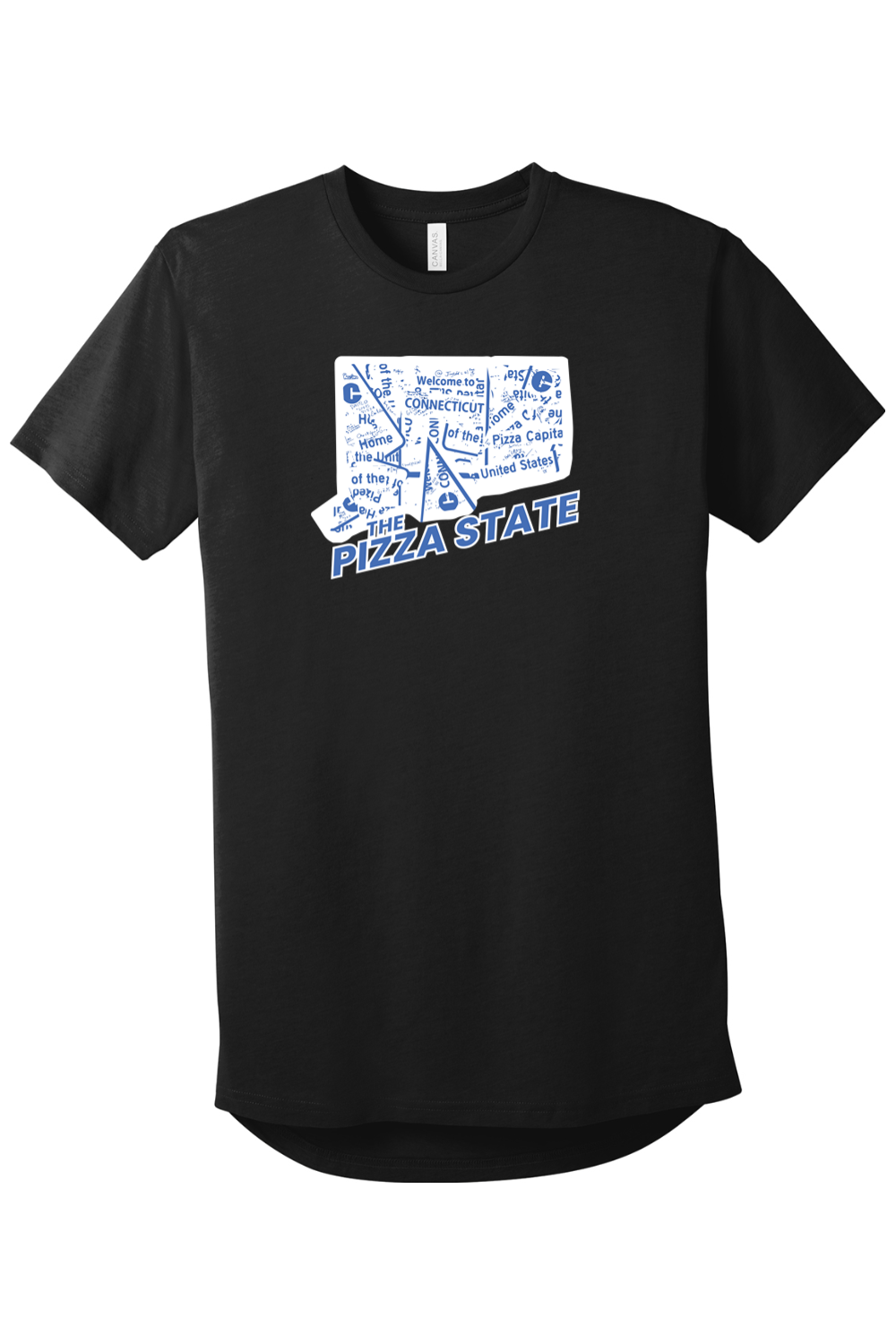Connecticut - The Pizza State - BELLA+CANVAS Men’s Long Body Urban Tee