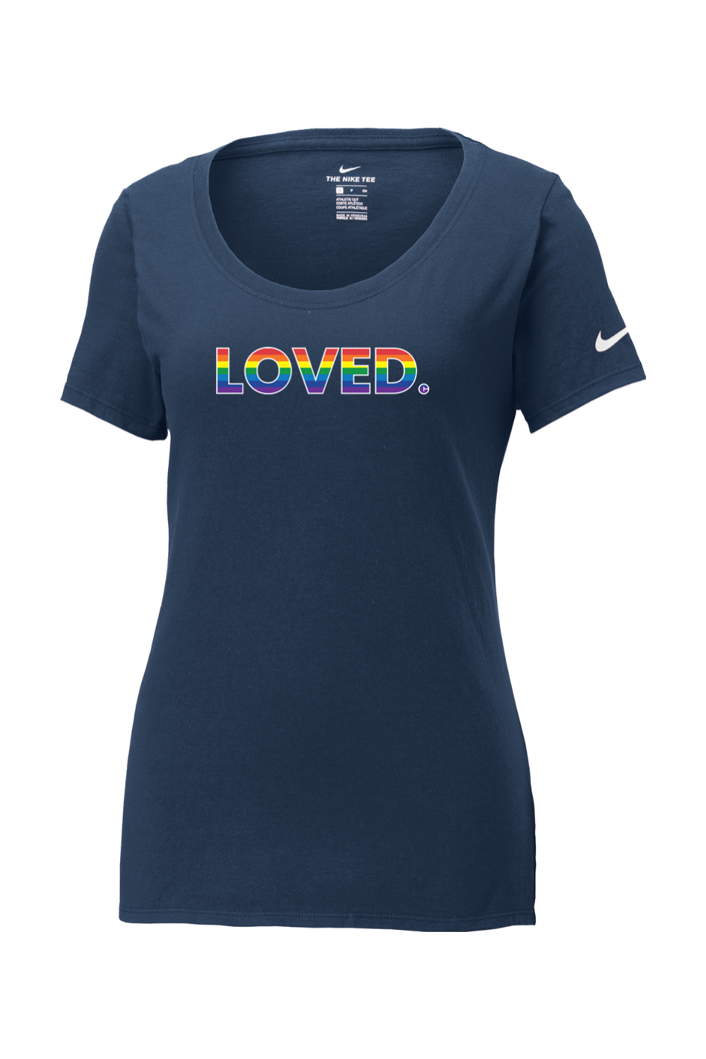 Connecticut - Loved - Nike Ladies Core Cotton Tee