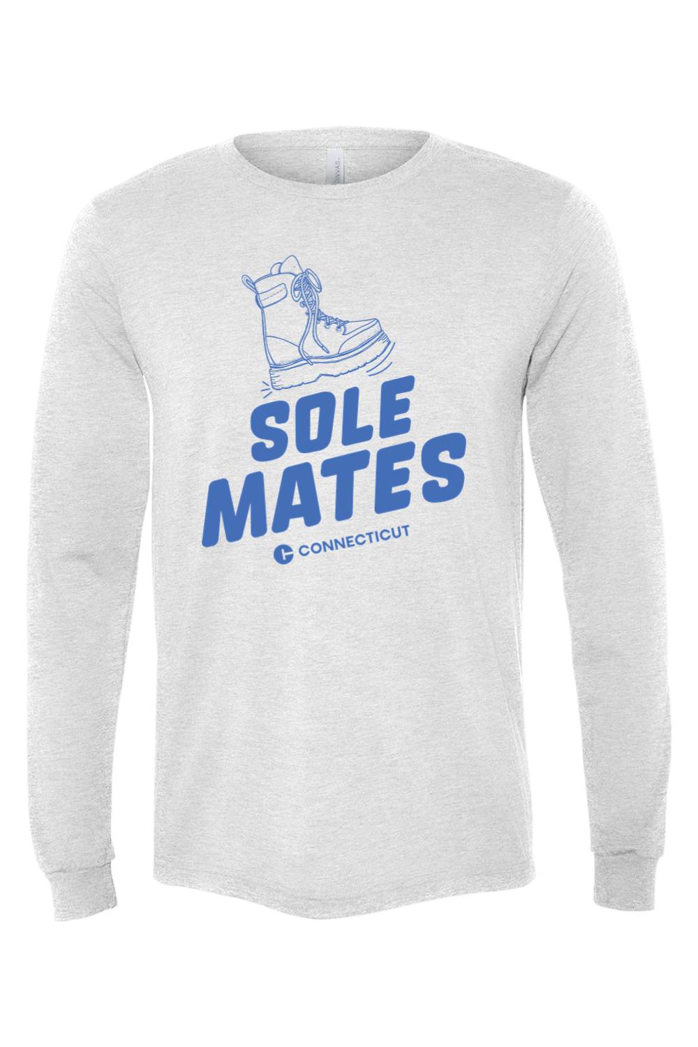 Connecticut - Sole Mates - BELLA + CANVAS Unisex Long Sleeve Tee