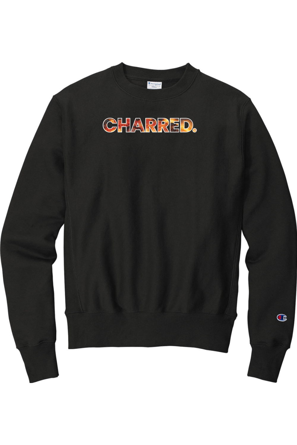 Connecticut - Charred - Champion Crewneck Sweatshirt
