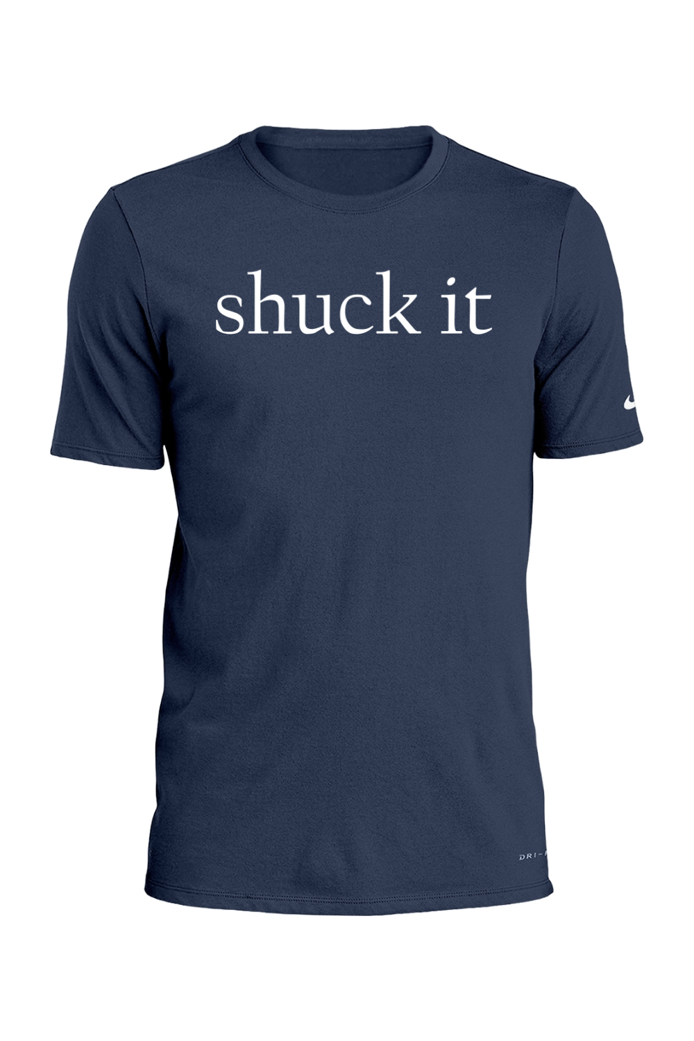 Connecticut - Shuck it - Nike Dri-FIT Cotton/Poly Tee
