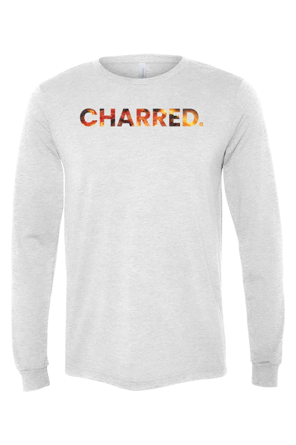 Connecticut - Charred - BELLA + CANVAS Unisex Long Sleeve Tee