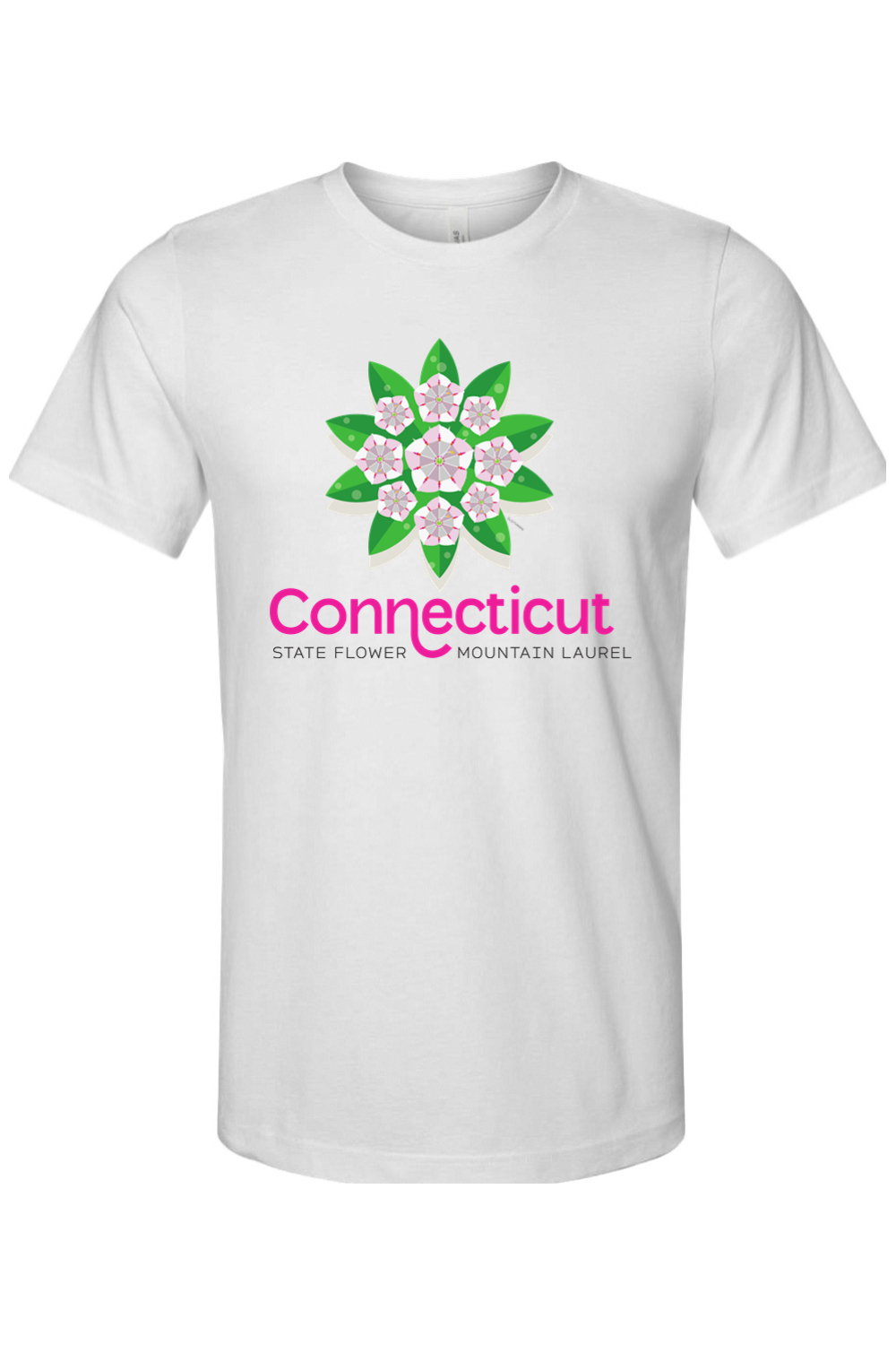 State Flower Mountain Laurel - Bella + Canvas Tee