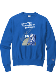 Connecticut - Moon & Back - Champion Crewneck Sweatshirt