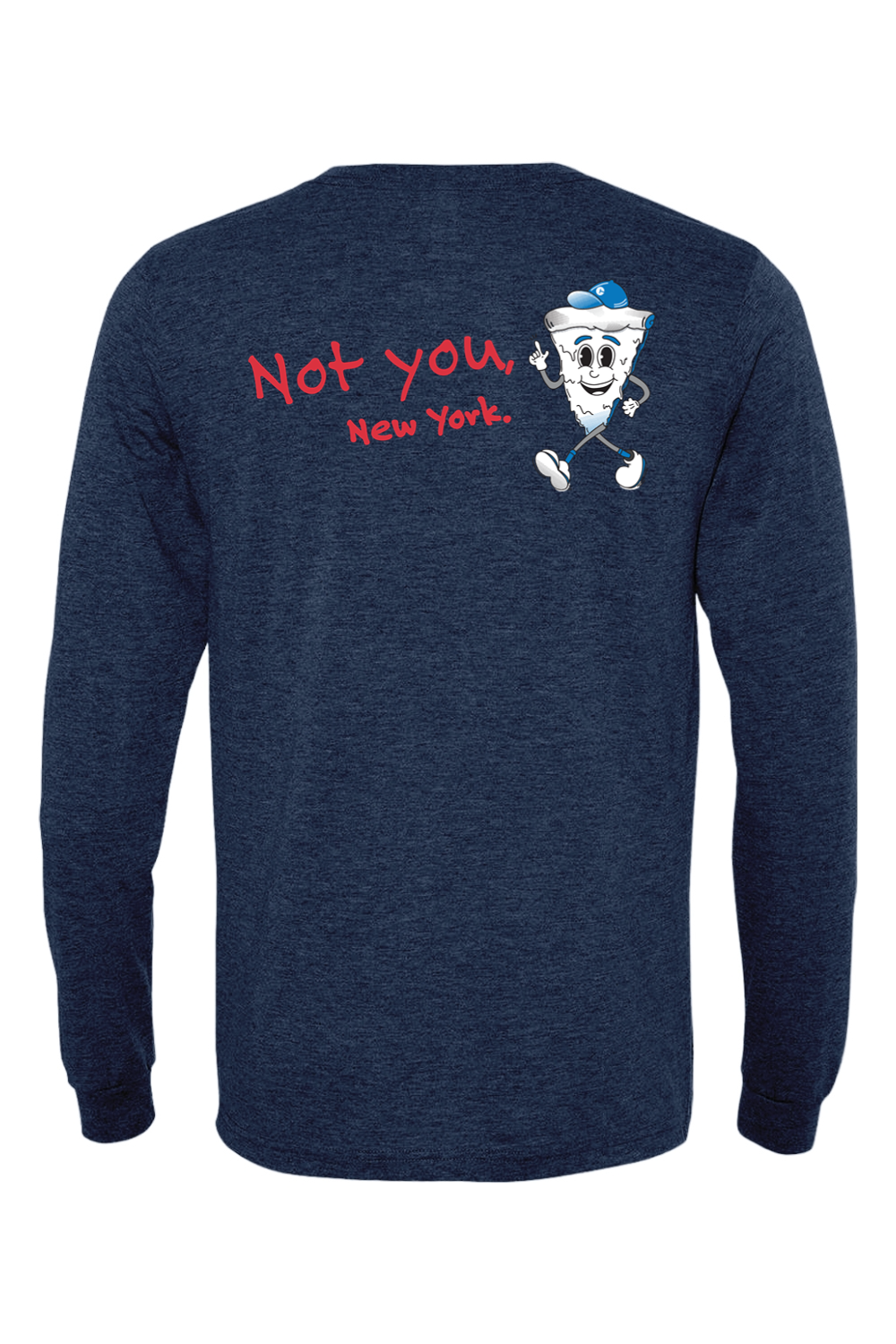 Connecticut - The Nation's Best Pizza - BELLA + CANVAS Unisex Triblend Long Sleeve Tee