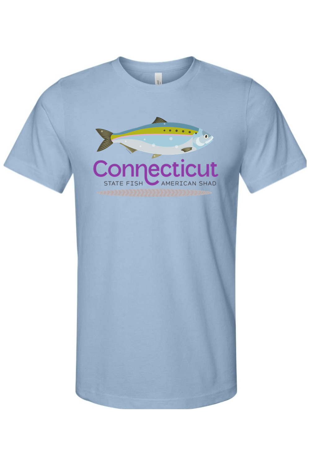 State Fish American Shad - Bella + Canvas Tee