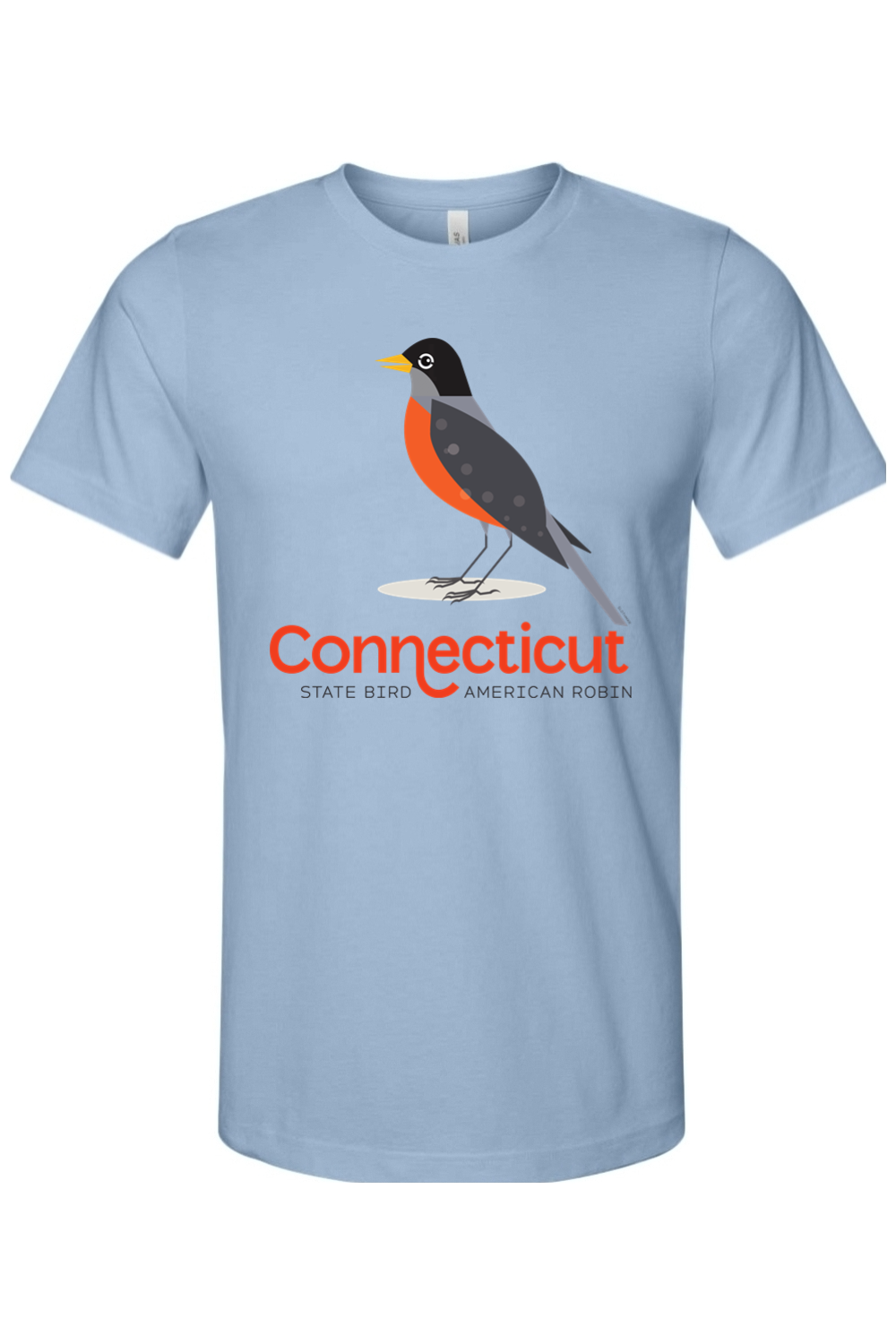 State Bird American Robin - Bella + Canvas Tee