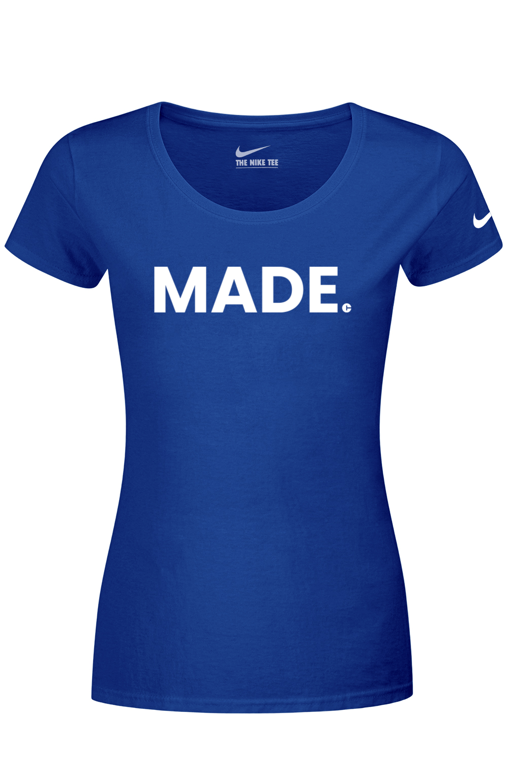 Connecticut - Made - Nike Ladies Dri-FIT Cotton/Poly Tee