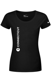 Connecticut - Nike Ladies Dri-FIT Cotton/Poly Tee
