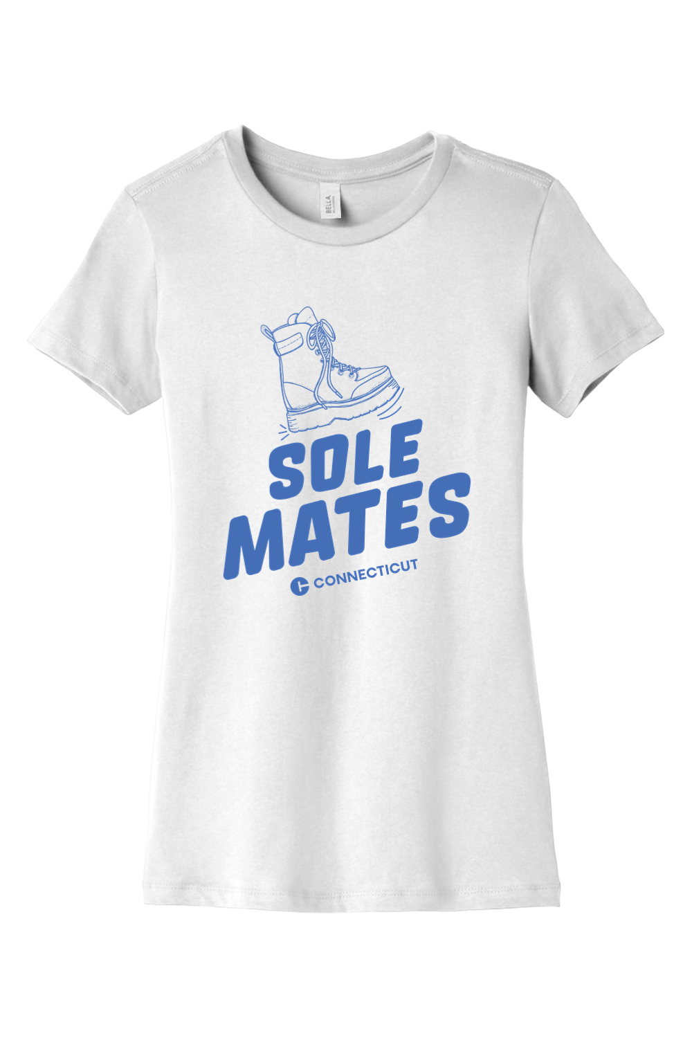 Connecticut - Sole Mates - BELLA+CANVAS Women’s Slim Fit Tee