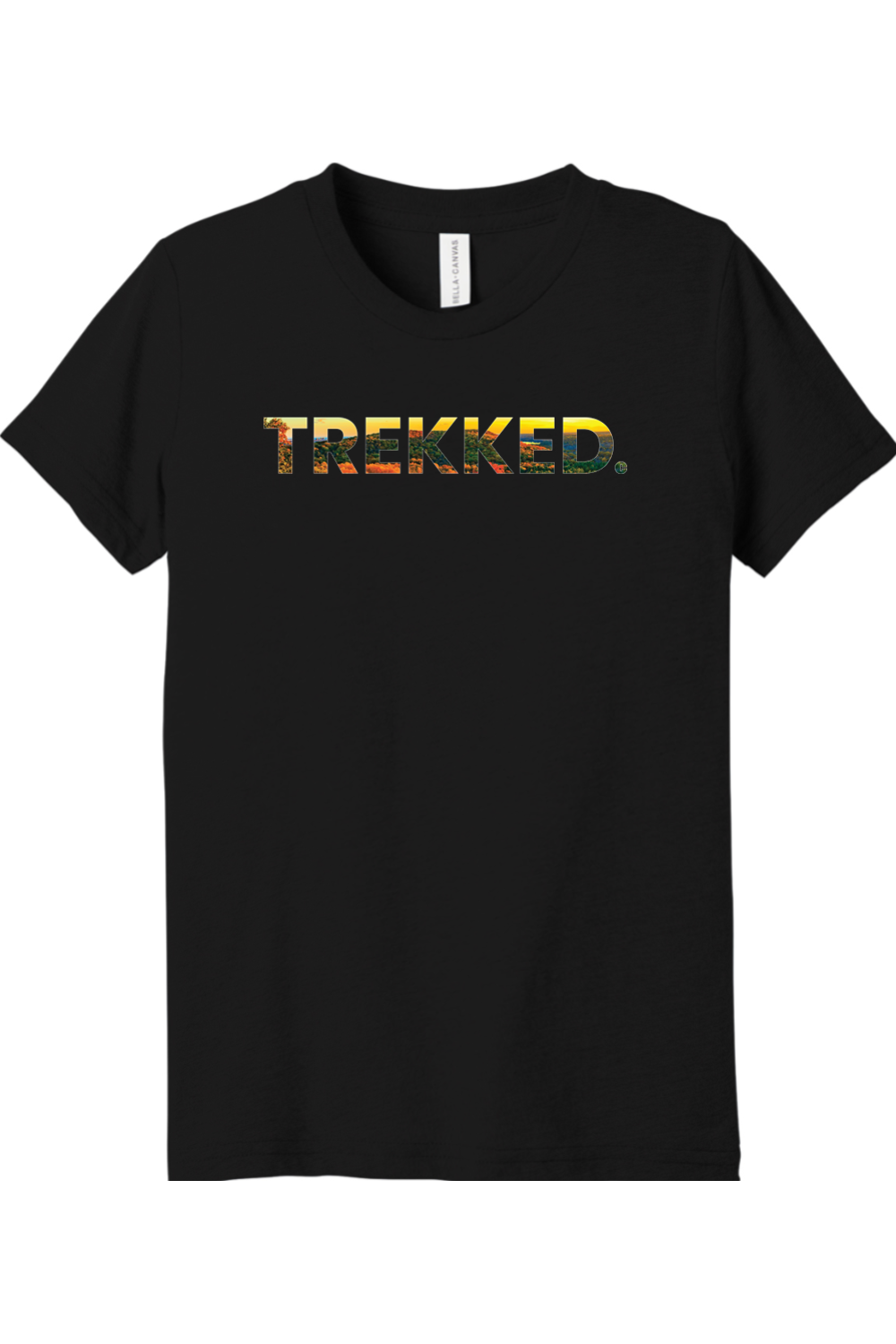 Connecticut - Trekked - Youth BELLA+CANVAS Short Sleeve Tee