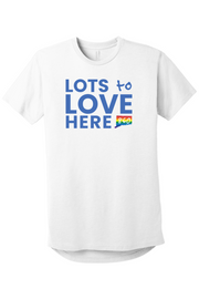 Connecticut - Lots to Love Here - BELLA+CANVAS Men’s Long Body Urban Tee