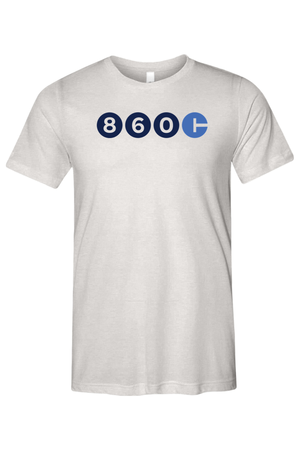 Connecticut - Area Code - Bella + Canvas Short Sleeve Tee