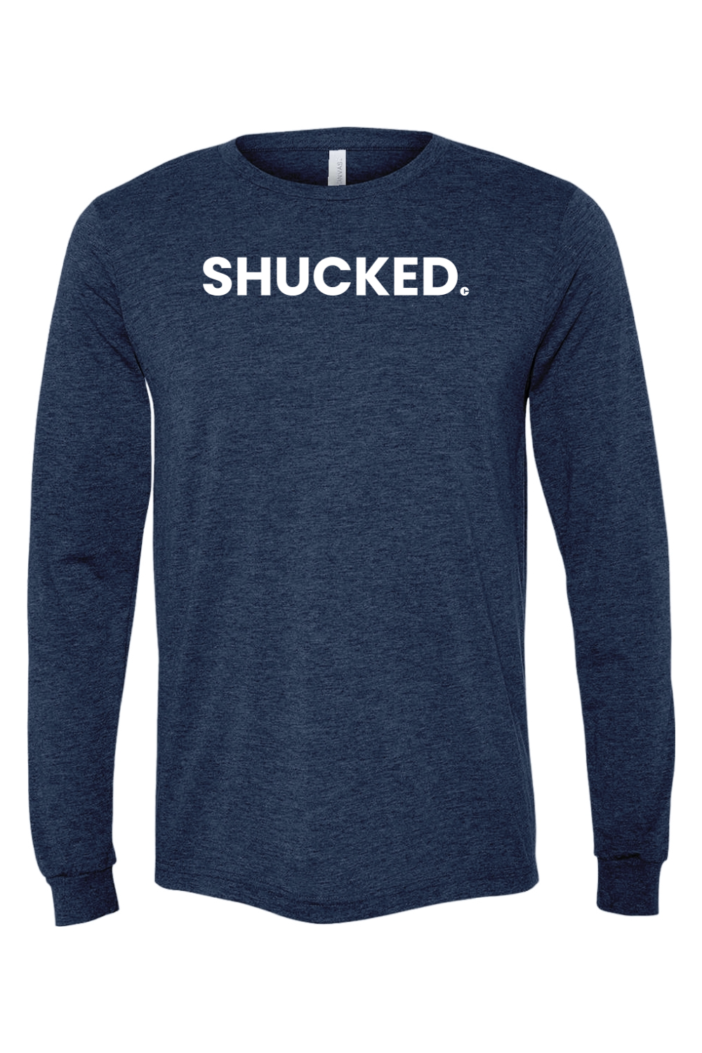 Connecticut - Shucked - BELLA + CANVAS Unisex Long Sleeve Tee