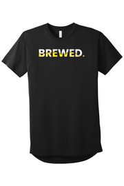 Connecticut - Brewed - BELLA+CANVAS Men’s Long Body T-Shirt