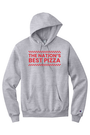 Connecticut - Nation's best Pizza - Champion Hooded Sweatshirt