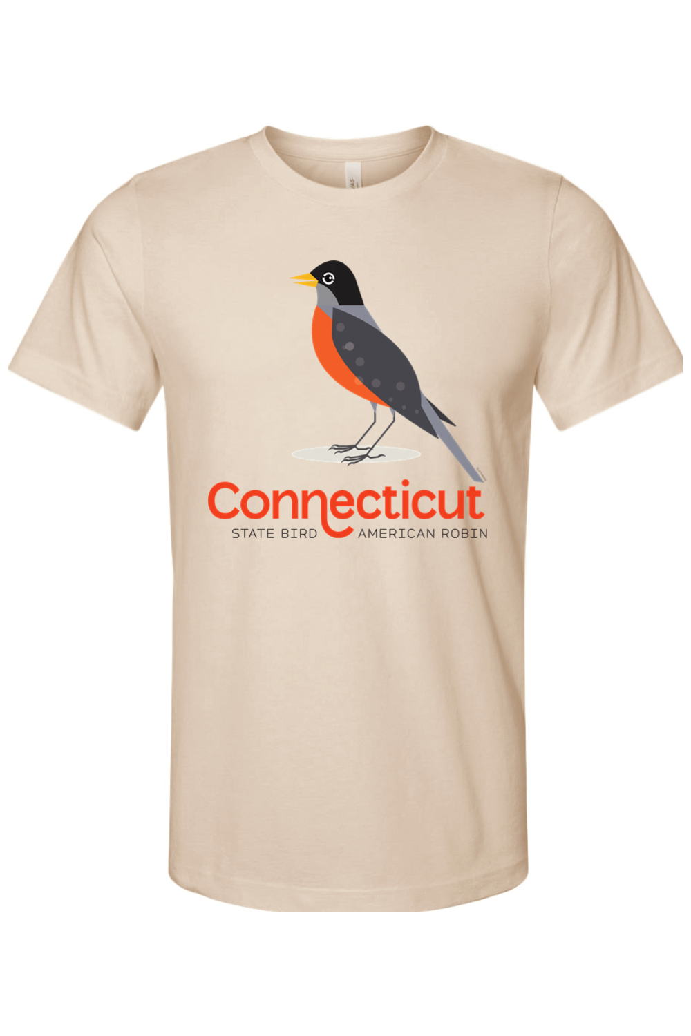 State Bird American Robin - Bella + Canvas Tee