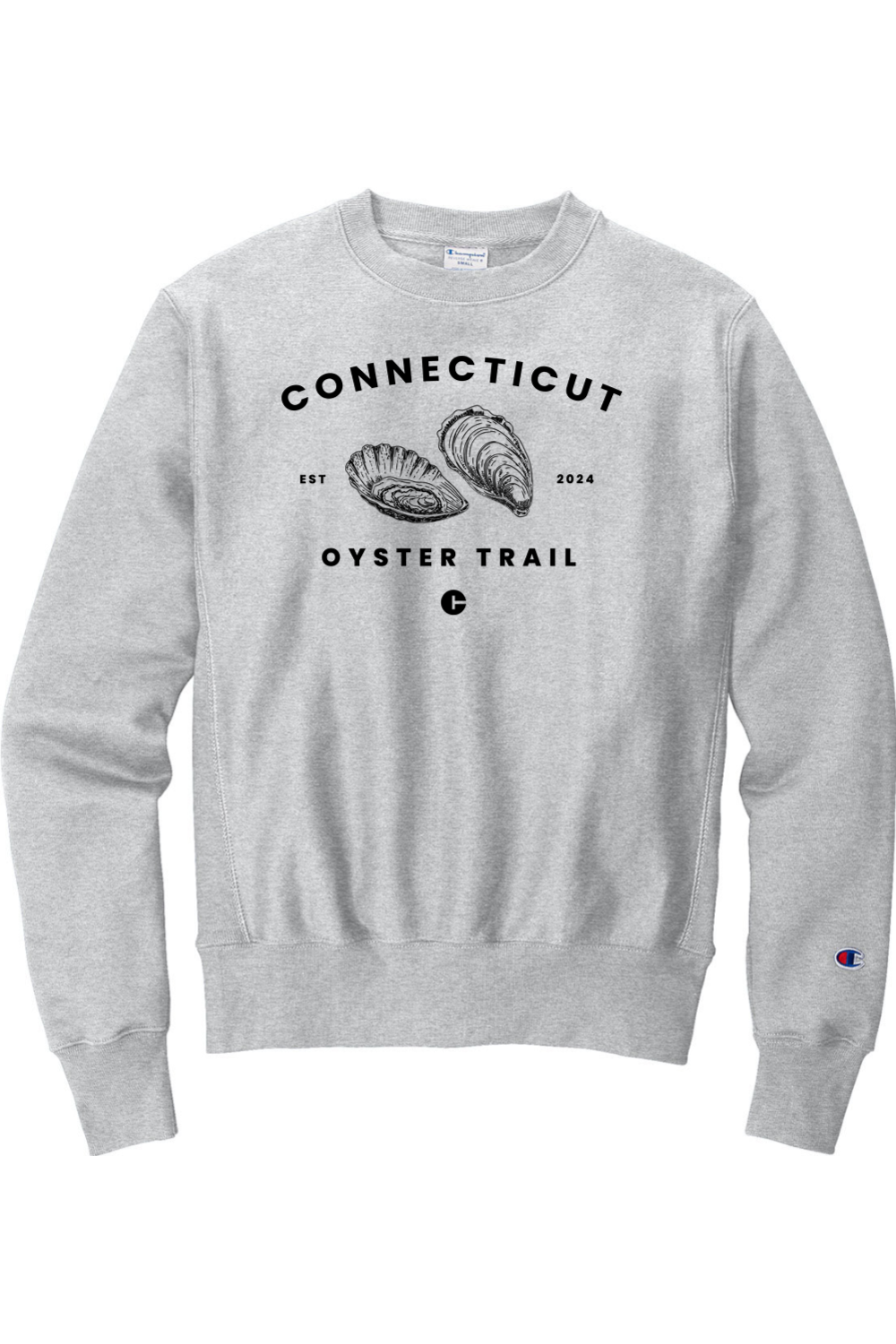 Connecticut - Oyster Trail - Champion Crewneck Sweatshirt
