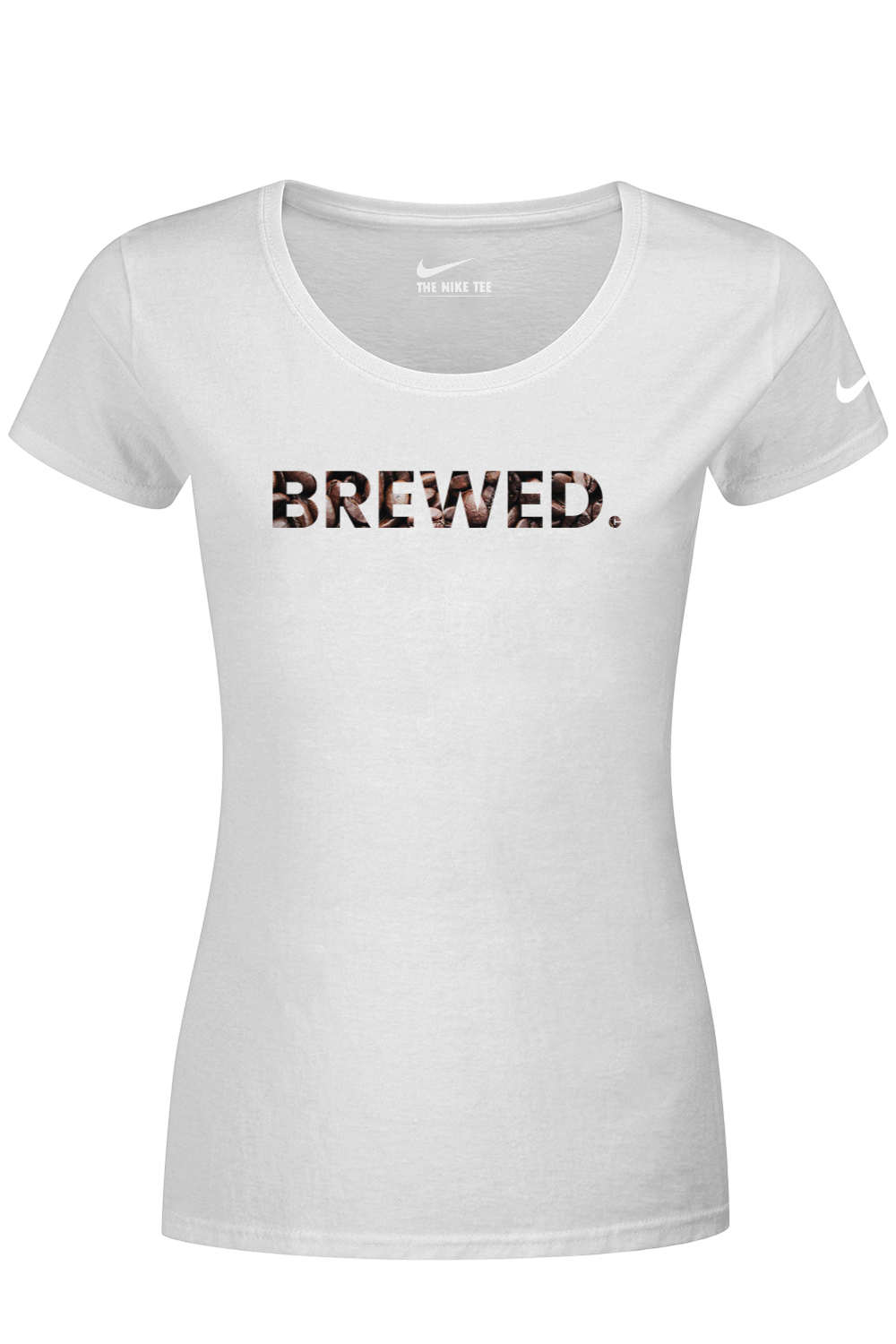 Connecticut - Brewed - Nike Ladies Dri-FIT Cotton/Poly Tee