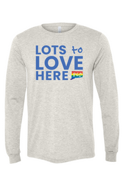 Connecticut - Lots to Love Here - BELLA + CANVAS Unisex Long Sleeve Tee